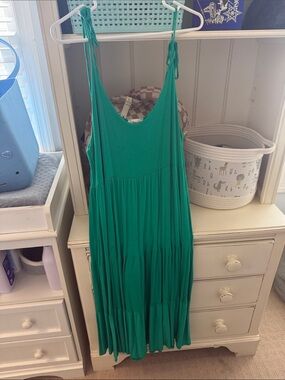 Beeson River Green Maxi Dress